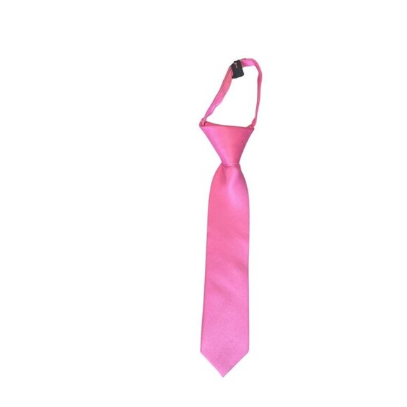 Boys  Necktie Zip Up - 11" - Pink - Picture 1 of 2